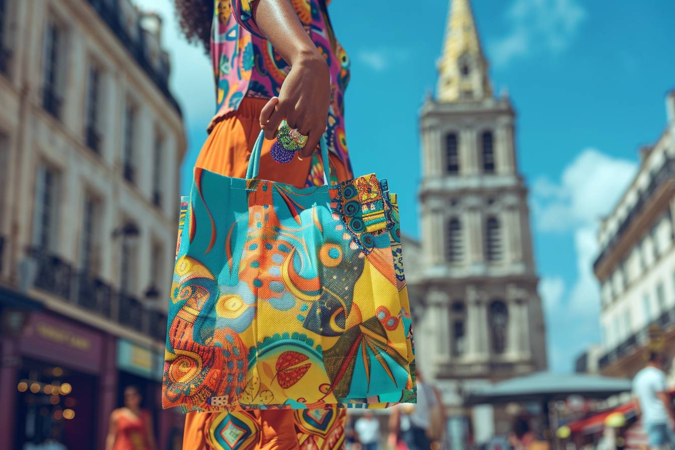 Passants avec sacs de shopping explorant les rues commerçantes d'Orléans, illustrant un guide sur-mesure enrichi d'astuces de géolocalisation pour une expérience de shopping inoubliable.