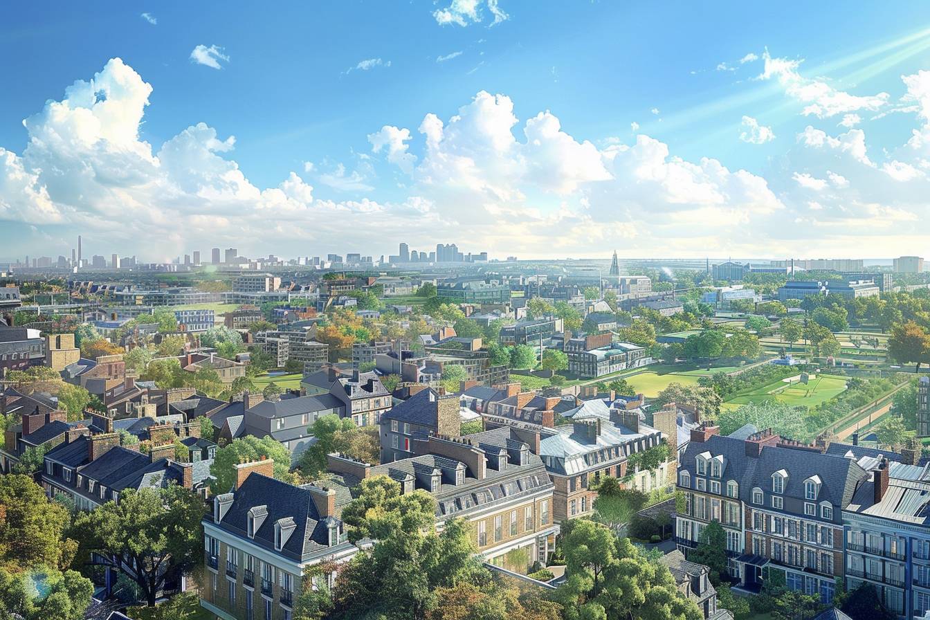 Vue panoramique d'Orléans illustrant les quartiers prisés pour trouver un logement facilement